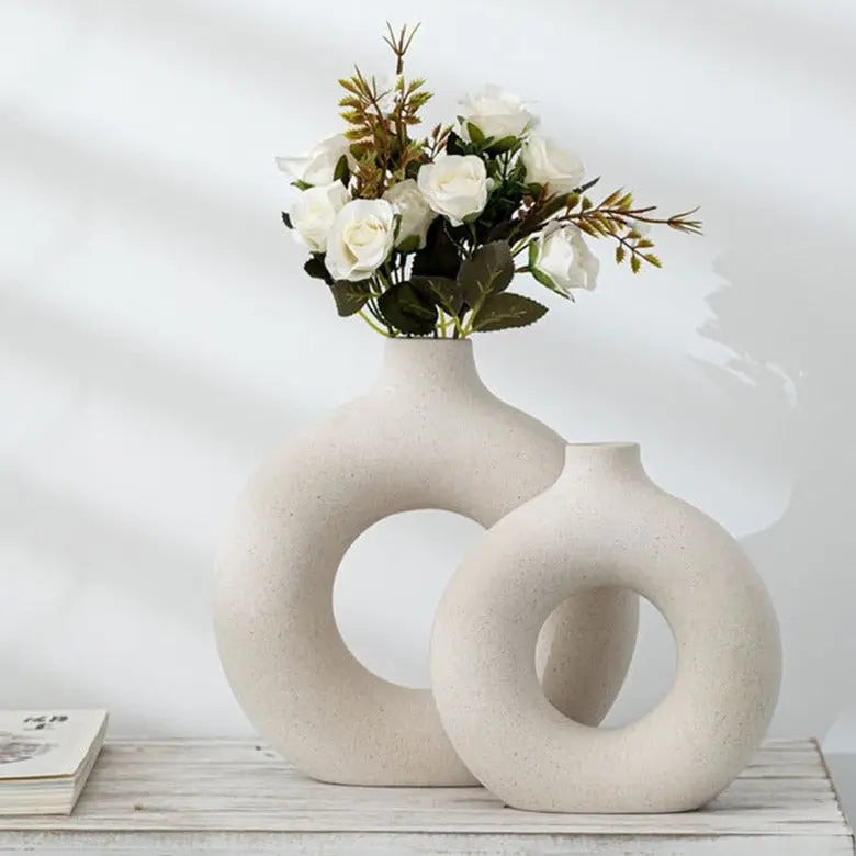 Ceramic Donut Vase VUATOO