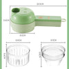 4 In 1 Handheld Electric Vegetable Cutter Set