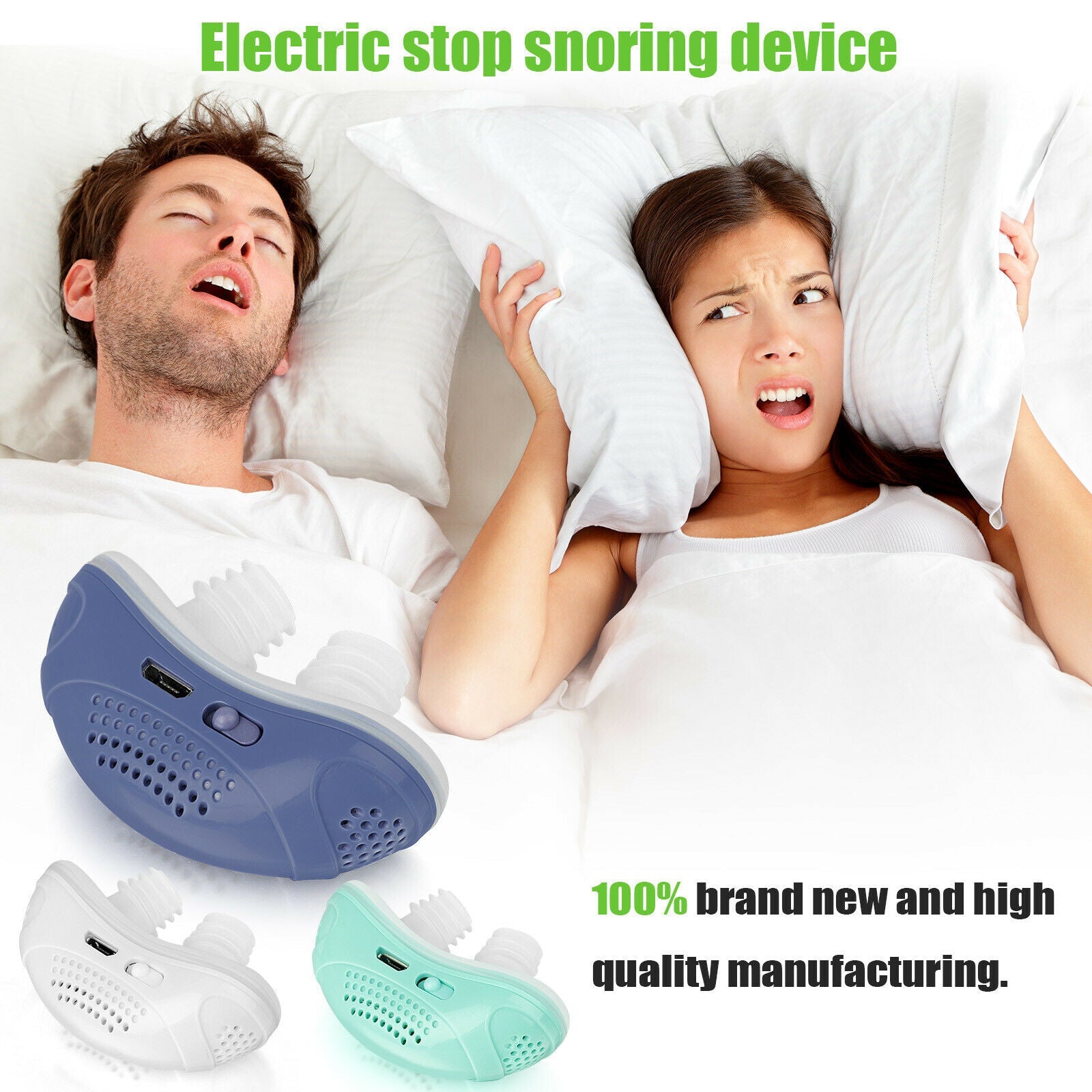 Electric Anti-Snoring Device